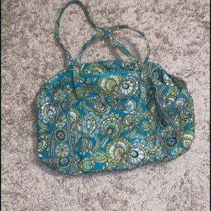 Vera Bradley Retired Pattern Peacock Small Duffel Bag